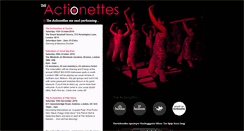 Desktop Screenshot of actionettes.com
