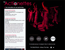Tablet Screenshot of actionettes.com